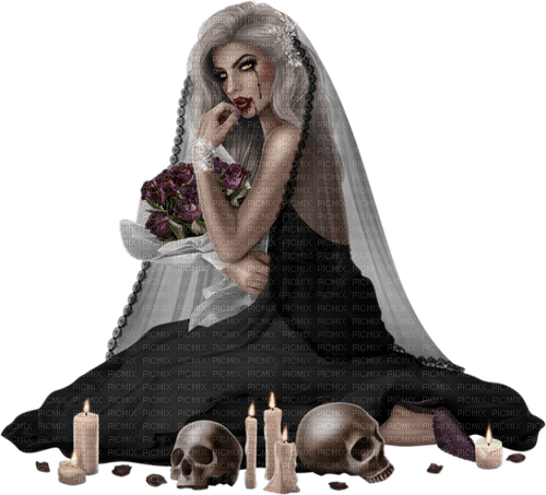 Halloween. Women. Witch. Dracula's bride. Leila - ingyenes png