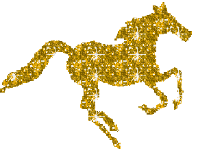 Złoty koń - 無料のアニメーション GIF