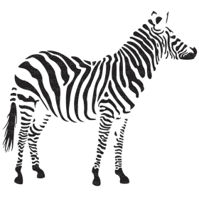 Kaz_Creations Zebra - zadarmo png