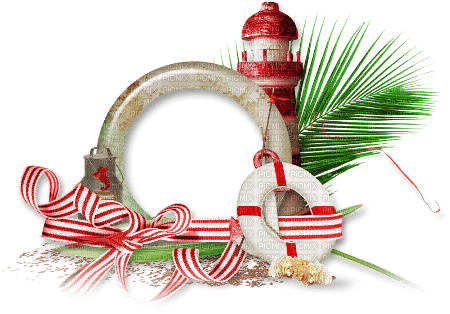 soave deco summer tropical scrap lighthouse - 免费PNG