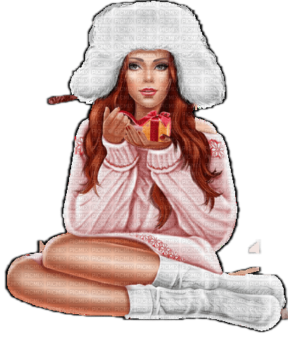 Femme hiver - Free PNG