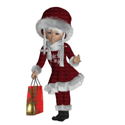 Kaz_Creations Christmas Deco Dolls - nemokama png