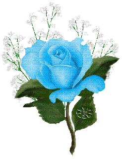 rosas azules by EstrellaCristal - Бесплатни анимирани ГИФ