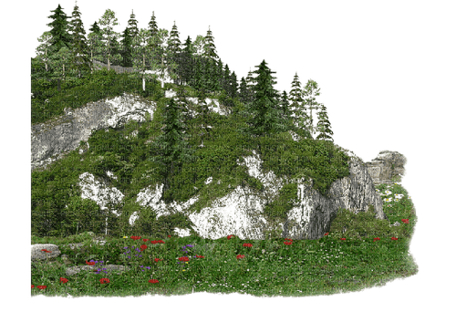 Berg landskap - ücretsiz png
