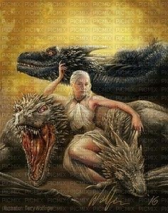woman with dragon bp - darmowe png