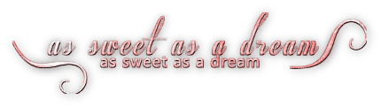 soave text as sweet a dream pink - png grátis