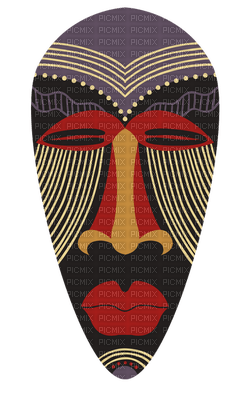 African mask - png gratis