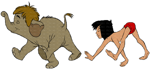 mowgli - GIF animate gratis
