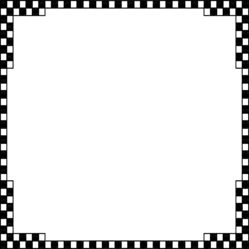 Checkerboard Frame - Free PNG