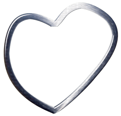 Kaz_Creations Silver Deco Colours Heart Love Hearts - png gratis