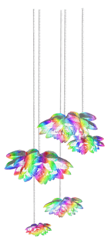 Flowers.Rainbow - PNG gratuit