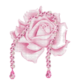 pink rose - Animovaný GIF zadarmo