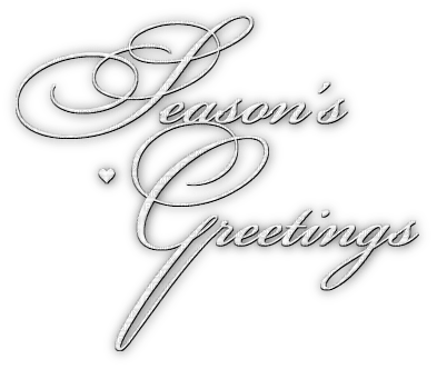 soave text season's greetings holiday winter - PNG gratuit