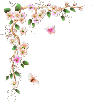 fleurs - Animovaný GIF zadarmo