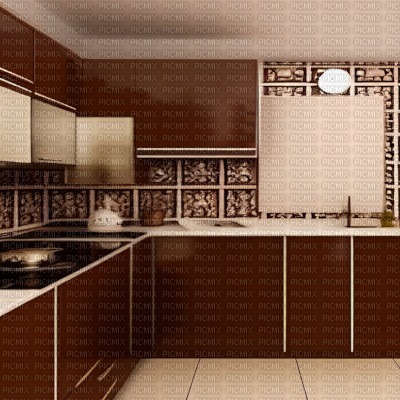 Brown Kitchen Background - δωρεάν png