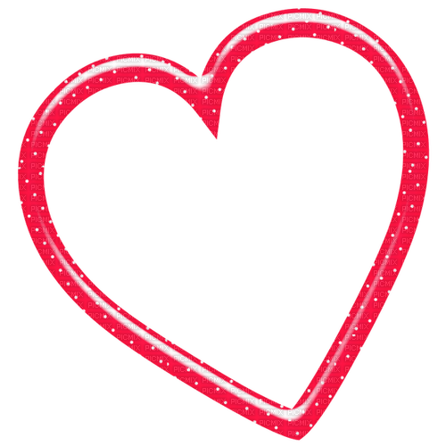Frame heart pink white - 無料png