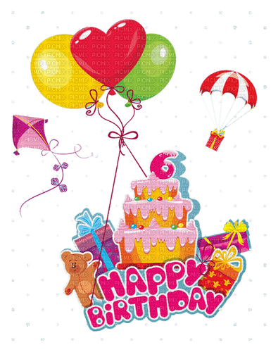 kikkapink deco cake happy birthday - gratis png