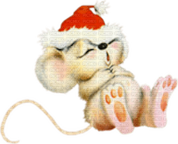 Noël  souris - PNG gratuit