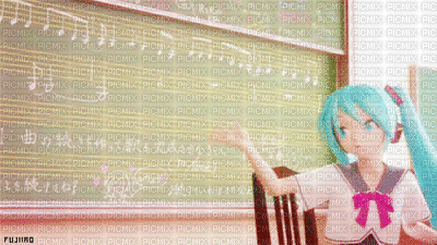 Miku Hatsune - Besplatni animirani GIF