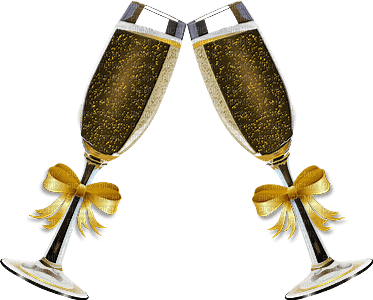 glass-champagne-new year - безплатен png