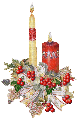 Christmas Candles - Gratis geanimeerde GIF