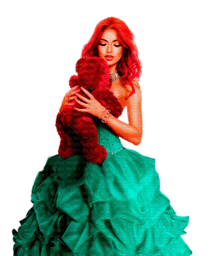 woman  in green by nataliplus - PNG gratuit