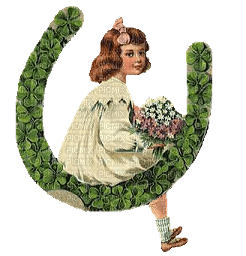 Kaz_Creations Deco St.Patricks Day Girl - Free PNG