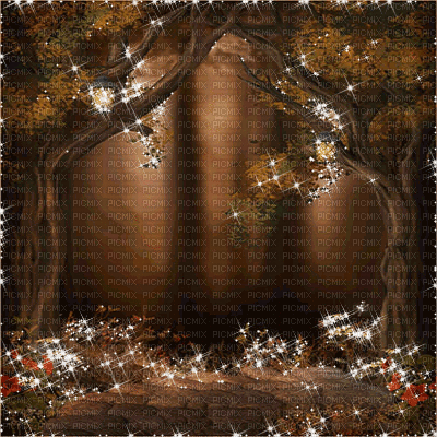 autumn fantasy background animated kikkapink - Gratis geanimeerde GIF