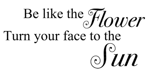 Flower.Sun.Text.Phrase.Quote.Victoriabea - Free PNG