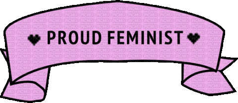 Proud Feminist - Ilmainen animoitu GIF