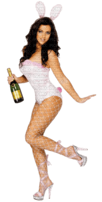 Kaz_Creations Woman Femme Bunny - png gratis