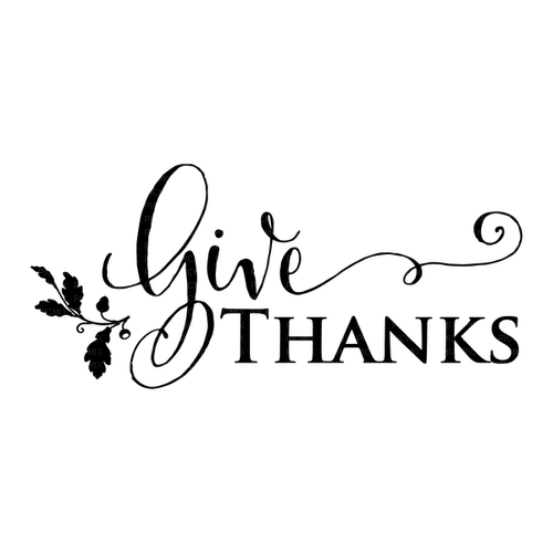 Kaz_Creations Text-Give Thanks - darmowe png