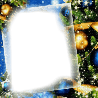 Frame blue green abstract - Free PNG