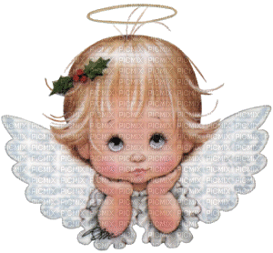 Christmas Angel child bp - Free animated GIF