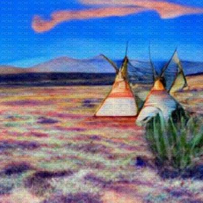 Field with Teepee - zdarma png