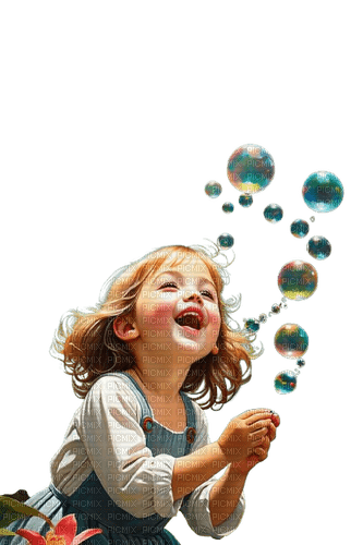 loly33 enfant bulle - 免费PNG