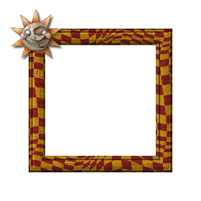 Small Red/Yellow Frame - png gratis