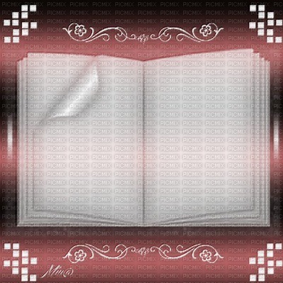 minou-bg-frame-pink-book-450x450 - png ฟรี