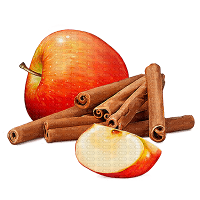 Zimt-Apfel - nemokama png