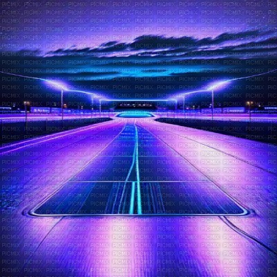 Neon Violet Raceway - png ฟรี