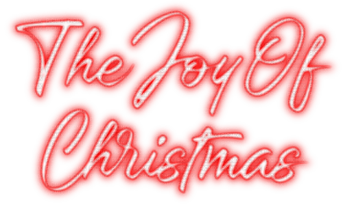 The Joy Of Christmas.Text.Red - KittyKatLuv65 - png ฟรี