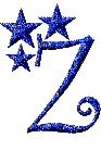 Gif lettre étoile-Z- - 無料のアニメーション GIF