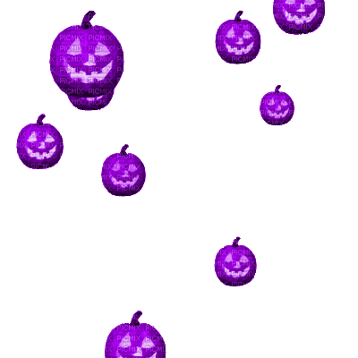 halloween pumpkins animated floating - GIF animasi gratis