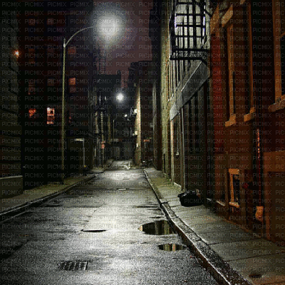 Alleyway Background - Gratis animerad GIF