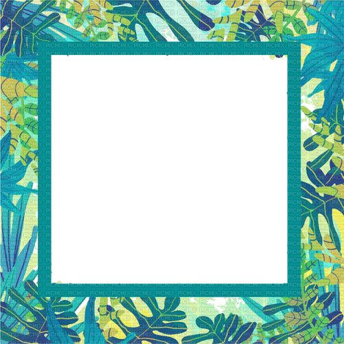 leaves frame Bb2 - Free PNG