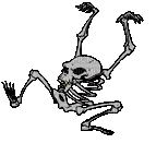Very Spooky Skeleton - GIF animé gratuit