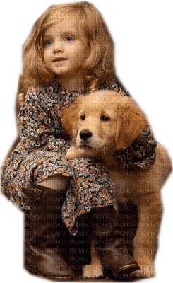 Kaz_Creations Baby Enfant Child Girl Dog Pup - png gratuito