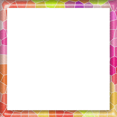 frame pink green cadre vert rose - png gratuito