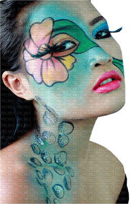 portrait de femme maquillée.cheyenne63 - PNG gratuit