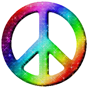 Simbolo della pace - Animovaný GIF zadarmo
